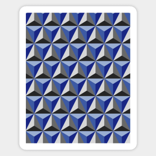 Geometric Triangles Pattern Sticker